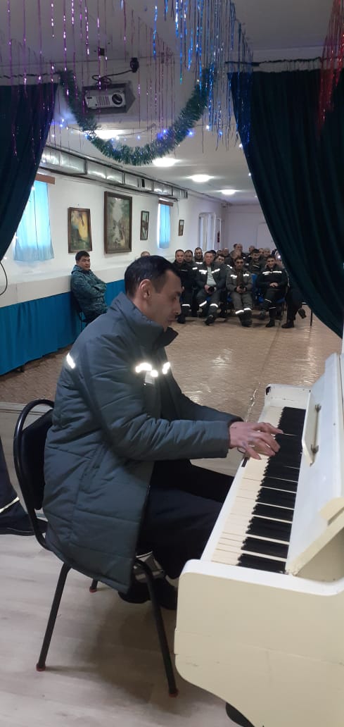 В дни празднования Нового года и Рождества в учреждении №2 Департамента УИС по городу Астане