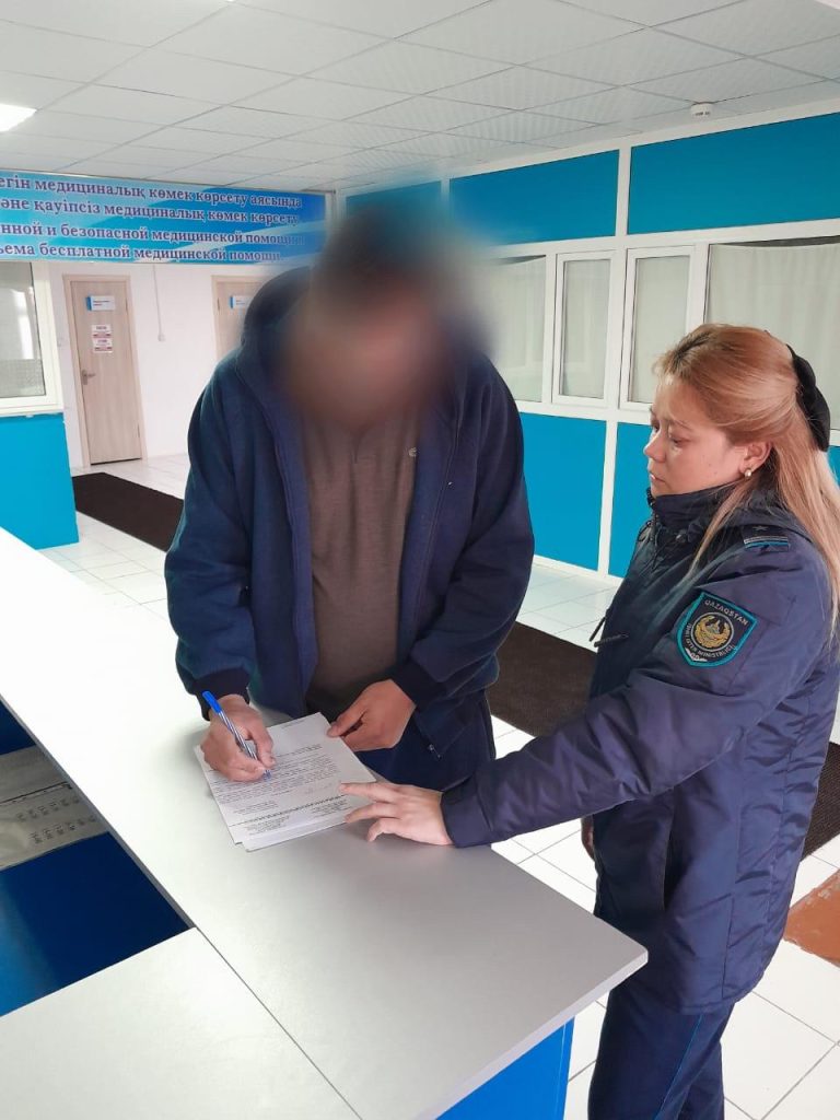 Сотталған азамат өз еркімен наркологиялық диспансерге жатқызылды