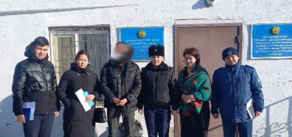 Қызылорда да түзеу мекемесінде «Қақпа алдында кездесу» шарасы ұйымдастырылды