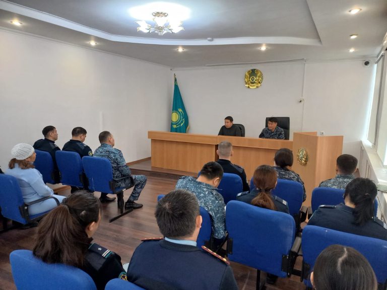 Профилактические мероприятия проведены среди личного состава ДУИС Астаны