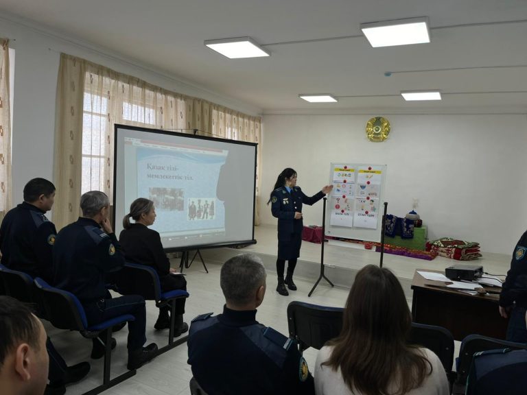 Акмолинский ДУИС активно развивает государственный язык