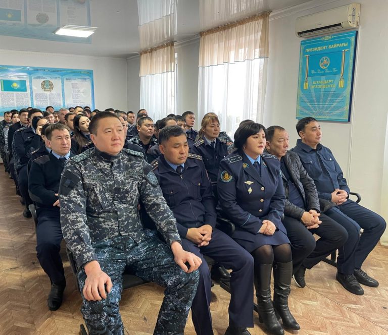 Жетісу облысының ҚАЖ қызметкерлері нашақорлыққа қарсы дәріс өтті