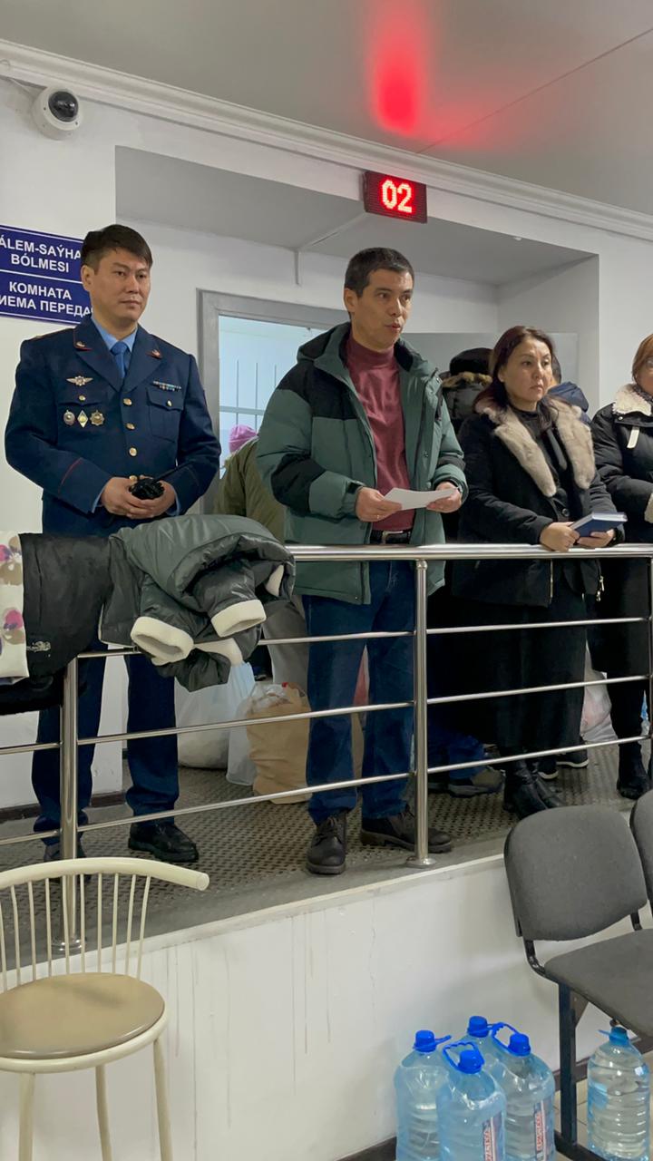 Руководство ДУИС Астаны провело разъяснительную работу с посетителями СИЗО