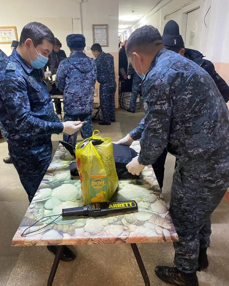 Алматы қаласы, Алматы және Жетісу облыстары бойынша ҚАЖД №13 мекемесінде тінту іс-шарасы өтті