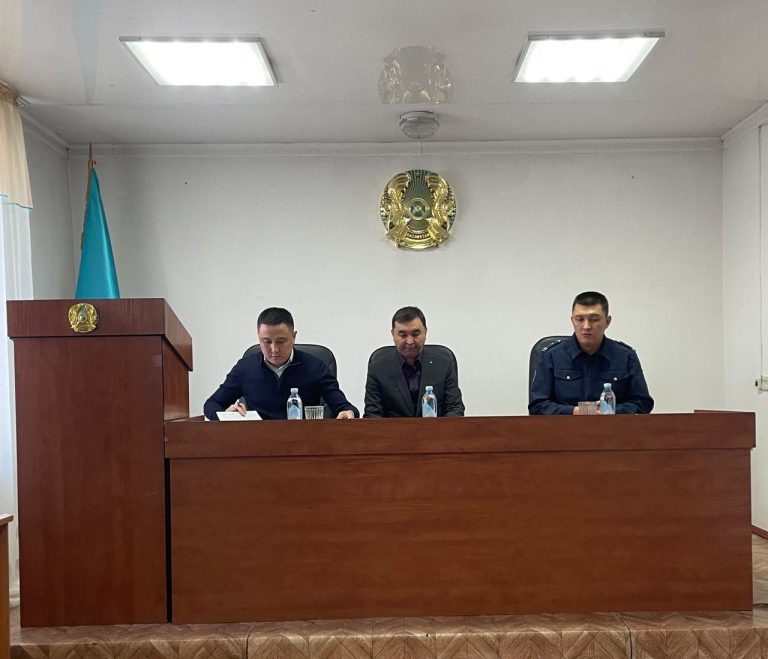 Сотрудники УИС области Жетісу провели лекцию по борьбе с наркоманией