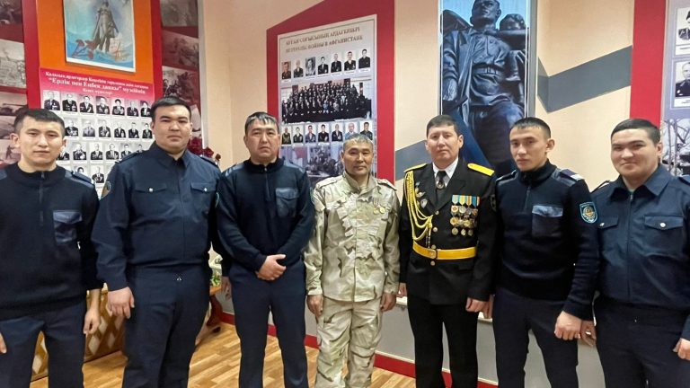 Абай облысы ҚАЖ қызметкерлері қалалық Әскери даңқ мұражайында болды