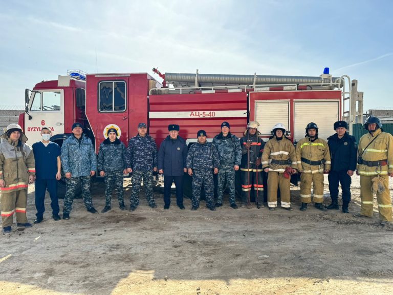 Өрт болған жағдайдағы алғашқы іс-қимыл пысықталды