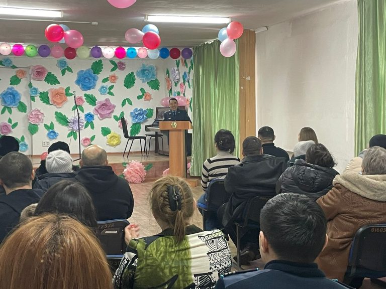 В колонии-поселения г. Кокшетау к Дню Благодарности провели праздничное мероприятие с приглашением родных и близких осужденных