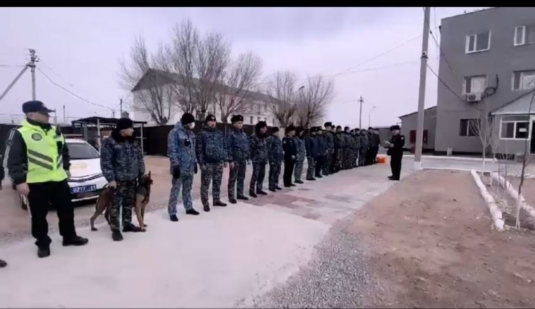 Қызылорда облысы бойынша ҚАЖ департаментінің №37 мекемесінде жоспарға сәйкес арнайы оқу жаттығу кешені өтті