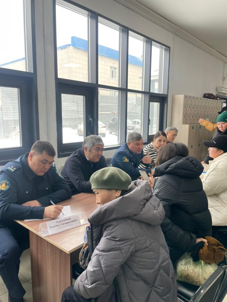 Очередной прием граждан осуществлен руководством ДУИС Астаны 