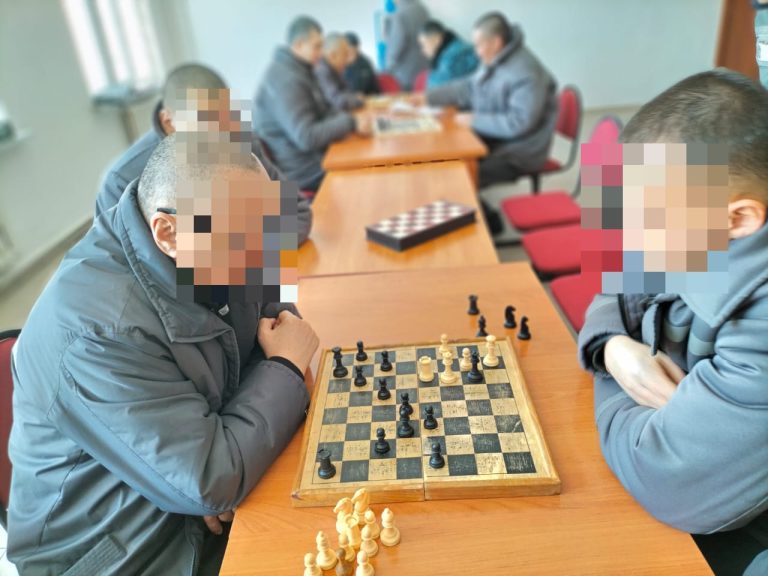 Алғыс күнінде сотталғандар арасында шахматтан турнир өтті