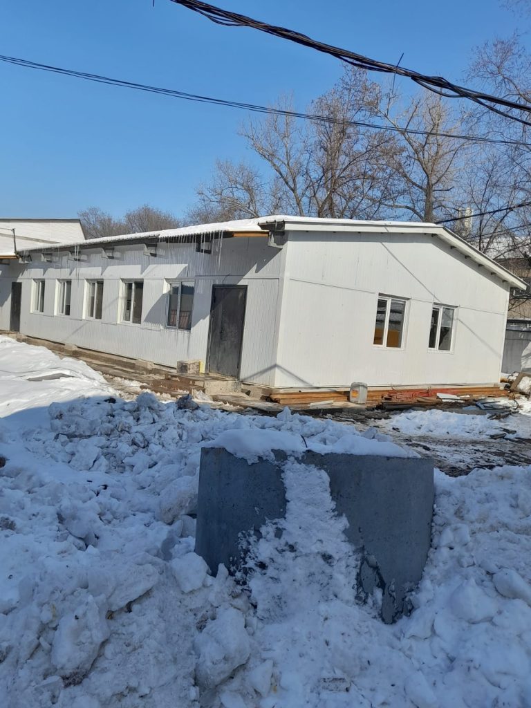 Қоныс колониясында сотталғандардың әлеуметтік жағдайын жақсарту мақсатында модульдік ғимарат тұрғызылды