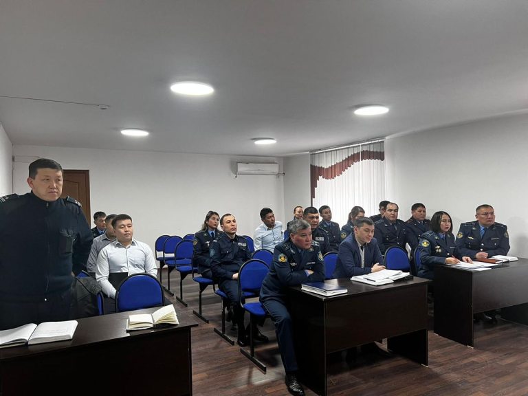 Астана қаласы бойынша ҚАЖ департаменті: жедел кеңес өтті