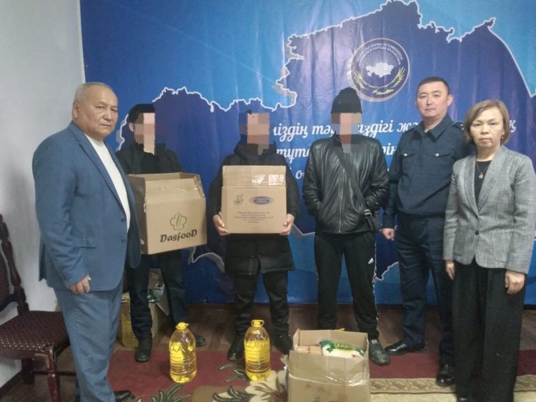 Қызылордада пробация есебінде он бес сотталғанға қайырымдылық көмек берілді