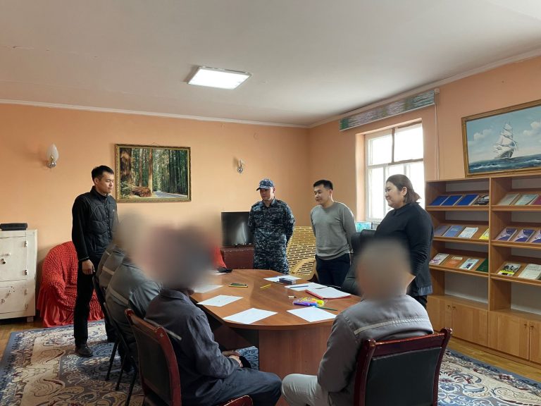 «Менің өмірімдегі маңызды тұлға» тақырыбында сотталғандар арасында тренинг өтті