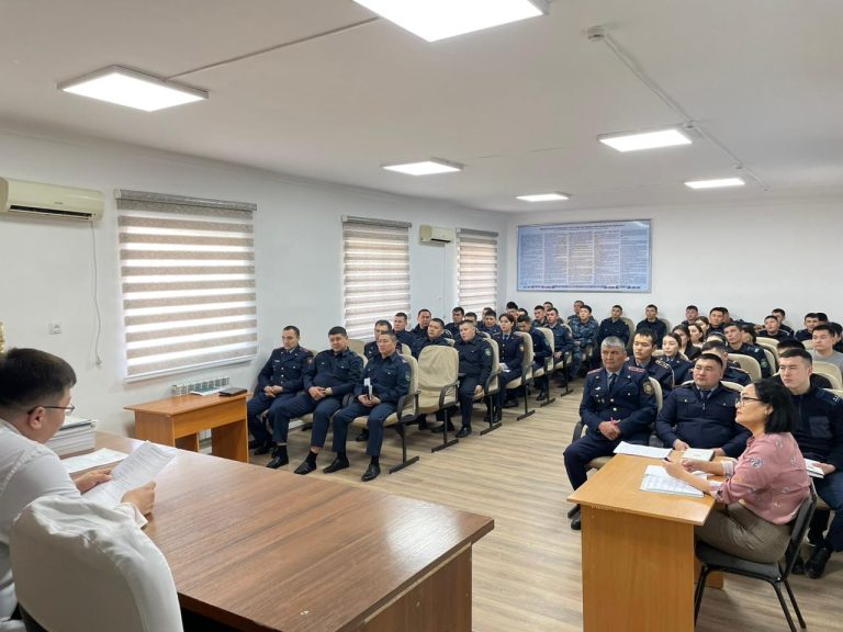 Жеке құрамға АИТВ жайында түсіндірме жұмысы жүргізілді