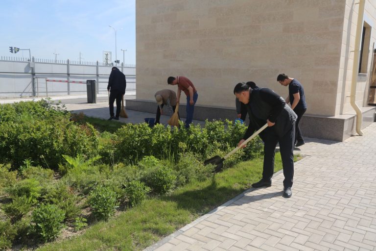 «Таза Қазақстан» акциясына сақшылар да атсалысуда