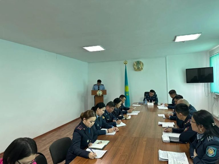 ҚАЖ мекемесінде жедел кеңес өтті