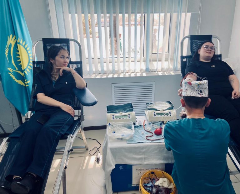 №2 ДУИС по Акмолинской области приняли участие в акции по сдаче донорской крови