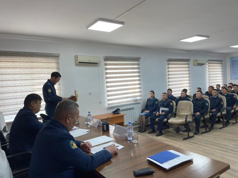 ҚАЖ департаменті бастығының қатысуымен I тоқсан қорытындыланды