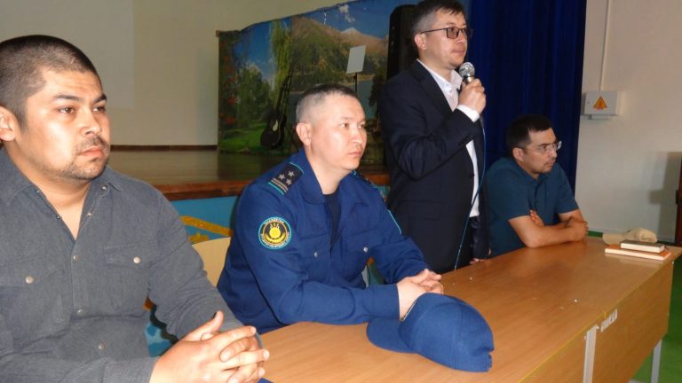 В Алматинской области осужденные встретились с осужденными