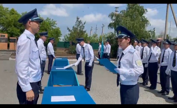 Торжественная церемония принятия присяги прошла в акмолинском ДУИС