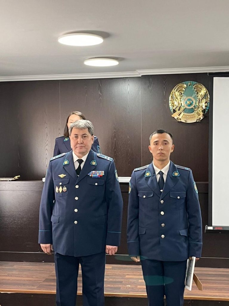 Елордалық ҚАЖ Департаментінде Қазақстан полициясы күніне арналған салтанатты іс-шара өтті