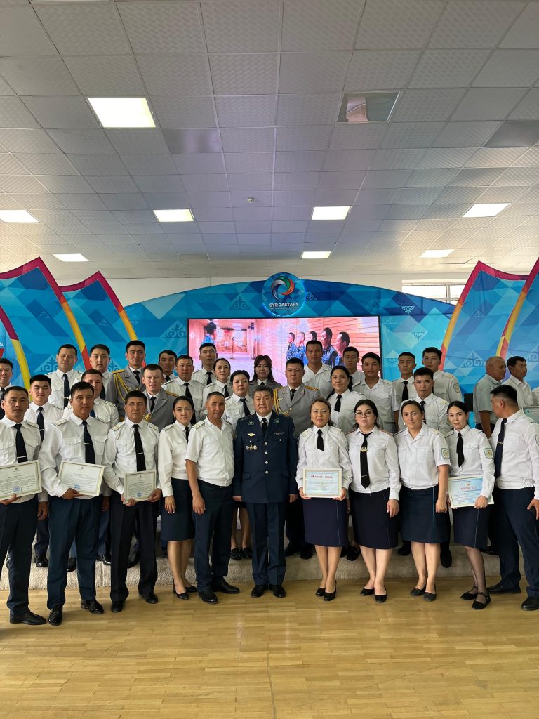 Қазақстан полициясы күніне орай Қызылорда облысы бойынша Қылмыстық-атқару жүйесі департаментінің ұйымдастыруымен салтанатты шара өтті