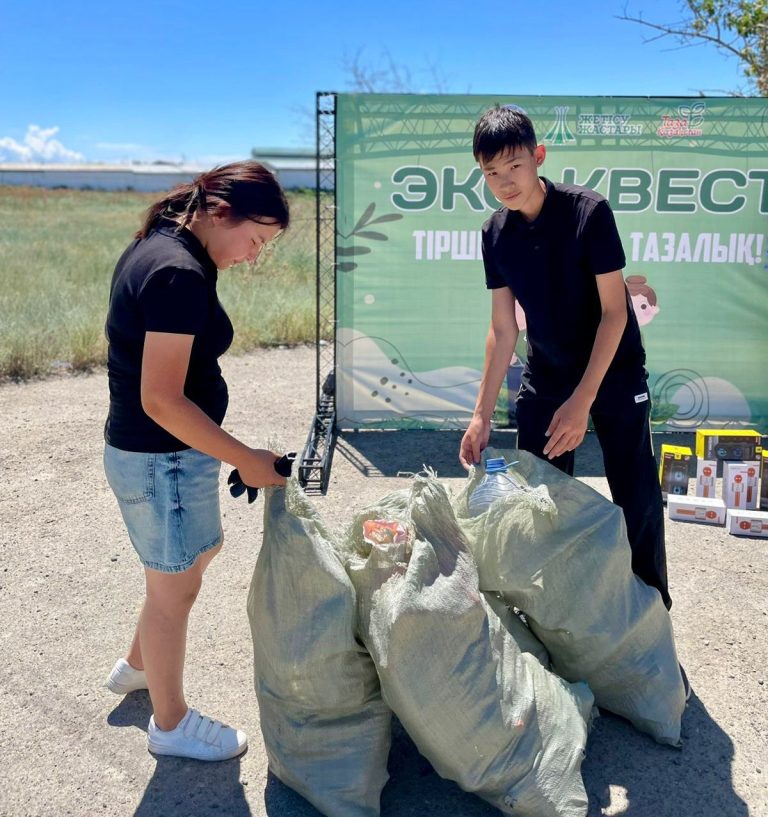 ЖЕТІСУЛЫҚ ЖАСТАР ЖАҢА ФОРМАТТА ТАЗАЛЫҚ ШАРАСЫН ӨТКІЗДІ