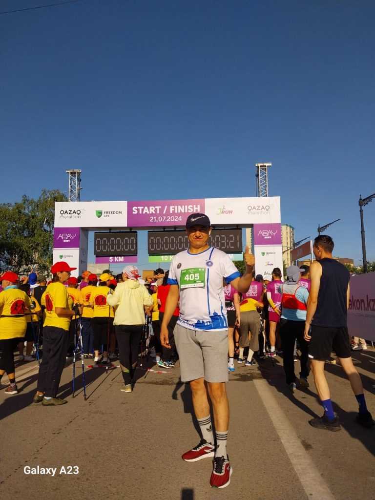 Абай облысы бойынша ҚАЖД №20 мекемесінің қызметкері «Qazaq Marathon Abay» марафонына қатысып ІІІ орын алды