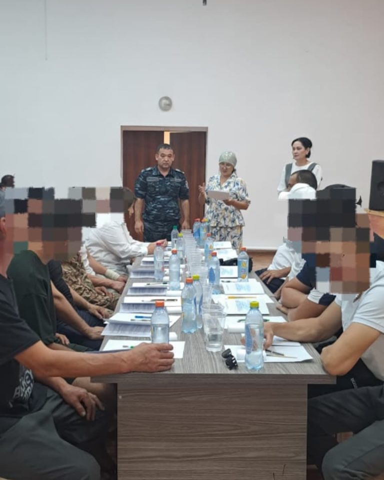 Пробация есебіндегі азаматтармен «Отбасы – тәрбие бастауы» атты тренинг өтті