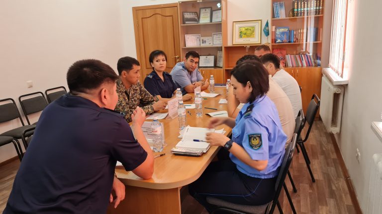 Рабочая встреча в колонии Алматинской области