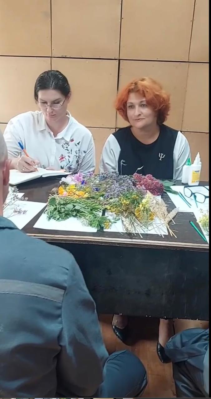 №39 мекеме РММ психологтары сотталғандармен эко арт-терапия техникасында сабақ өткізді