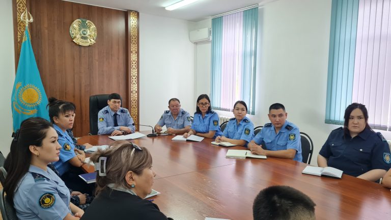 Сотрудники УИС заслушали Послание Президента РК