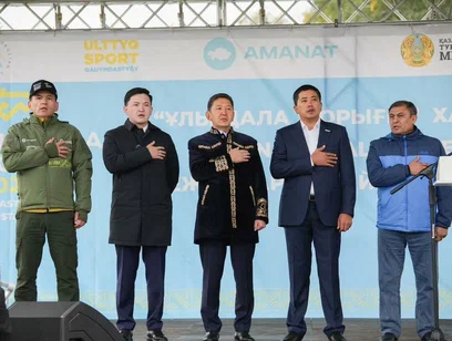 Сегодня стартовал международный марафон-байге «Ұлы дала жорығы»