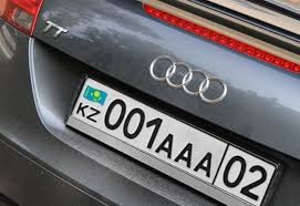 Көлікке арналған мемлекеттік нөмірлердің қандай түрлері бар?