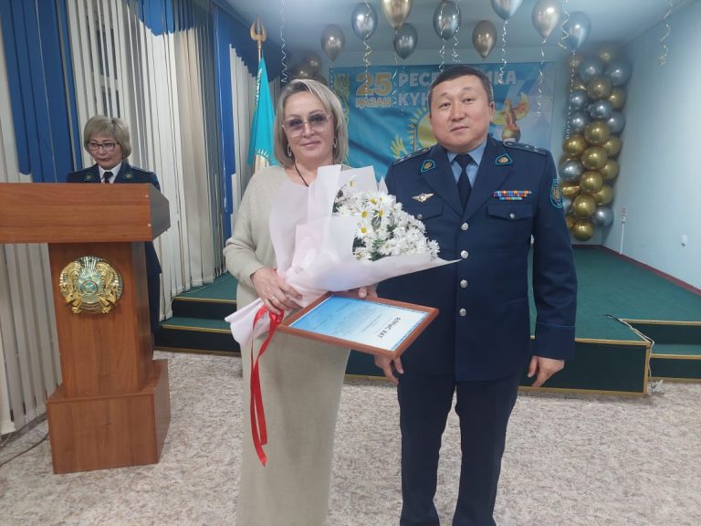 Республика күніне орай 20-дан астам Қылмыстық-атқару жүйесі Департаментінің қызметкерлері марапатталды