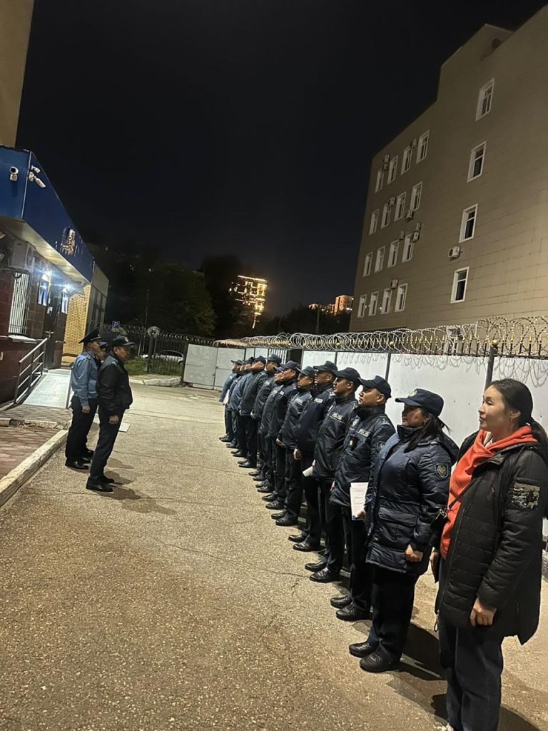 Аудан аумағында тұратын сотталғандарды кезекті есепке алу