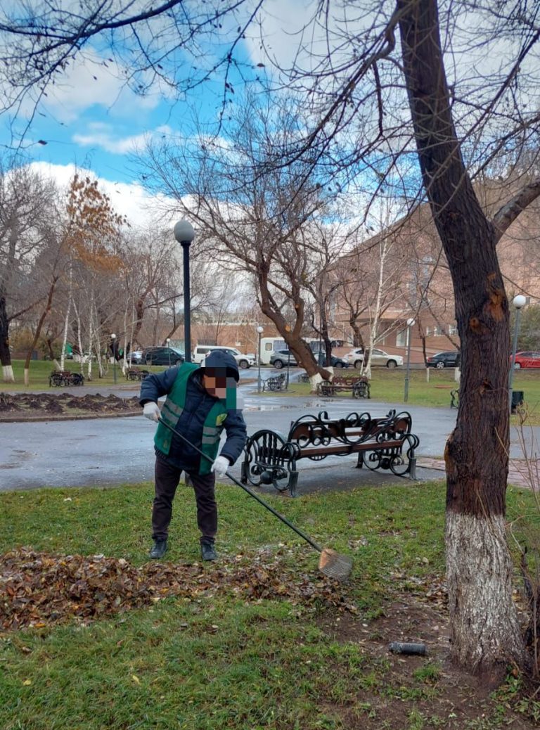 Правонарушитель своим трудом заглаживает ущерб, нанесенный им обществу