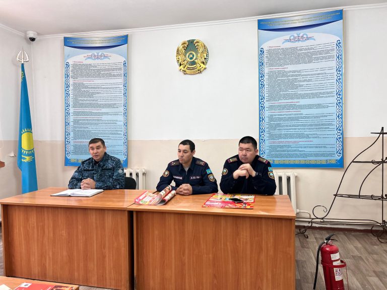 Жер сілкіну және өрт шығу кезінде іс әрекет туралы қызметкерлерге түсіндірме жұмыстар жүргізілді