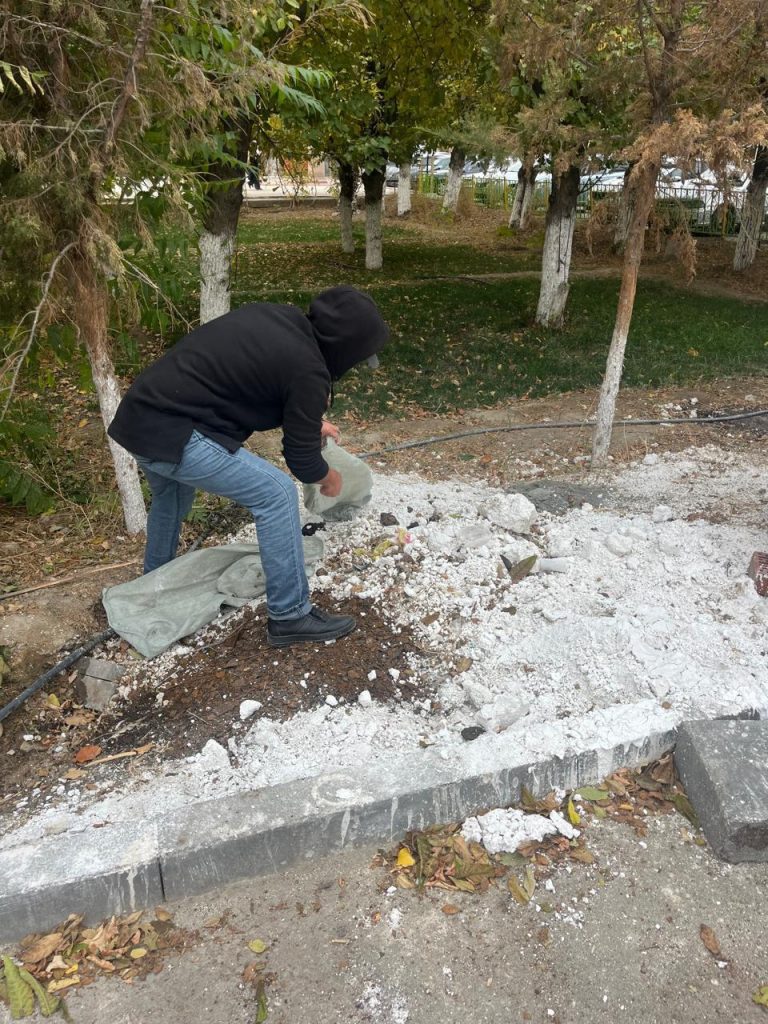 Қызылорда облысында есептегі азамат қоғамдық жұмыс арқылы жазасын өтеп жүр