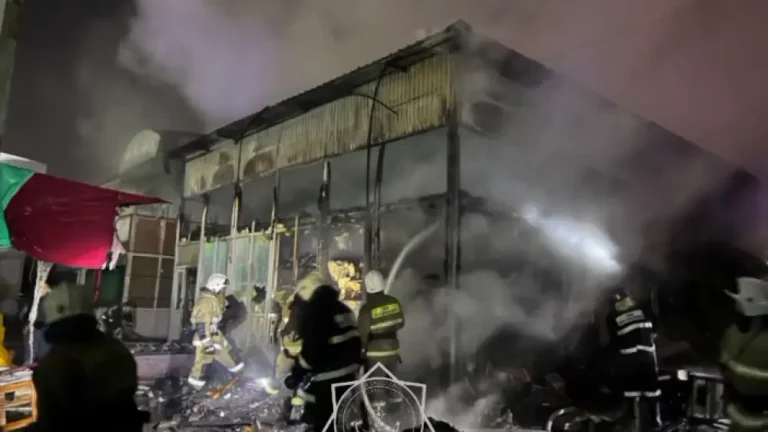 Алматыдағы сауда базарларының бірінде өрт шықты