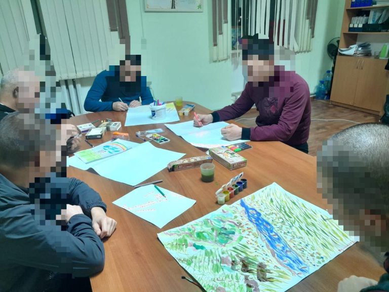 Қызылордада жазасын өтеушілерге арт-терапия сабағы өткізілді