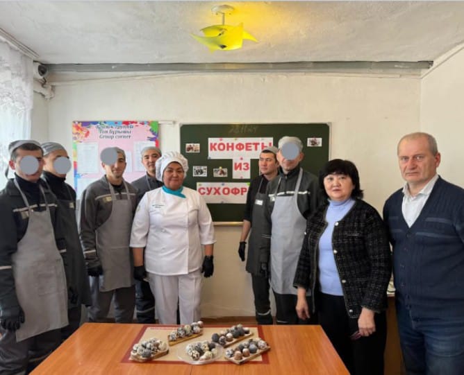 Мастер-класс «Полезные конфеты» провели в акмолинской колонии