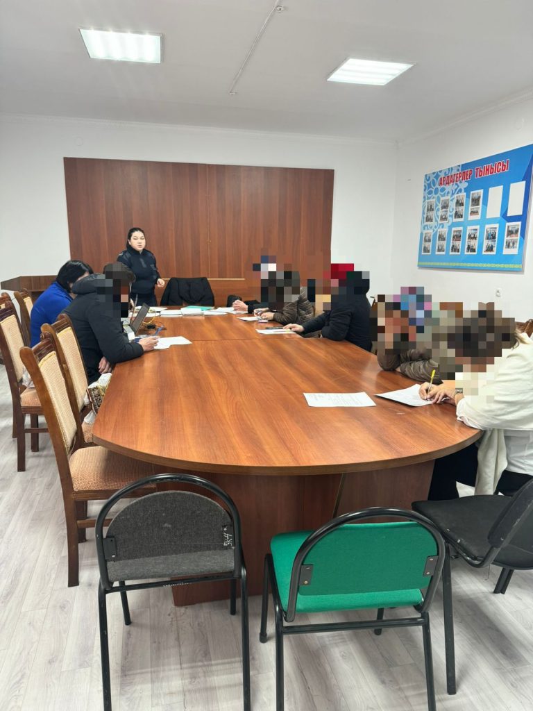 Қызылордада пробация есебіндегі сотталғандардан психологиялық тест алынды