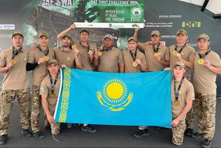 Казахстанские спецназовцы взяли золото на соревнованиях в ОАЭ 