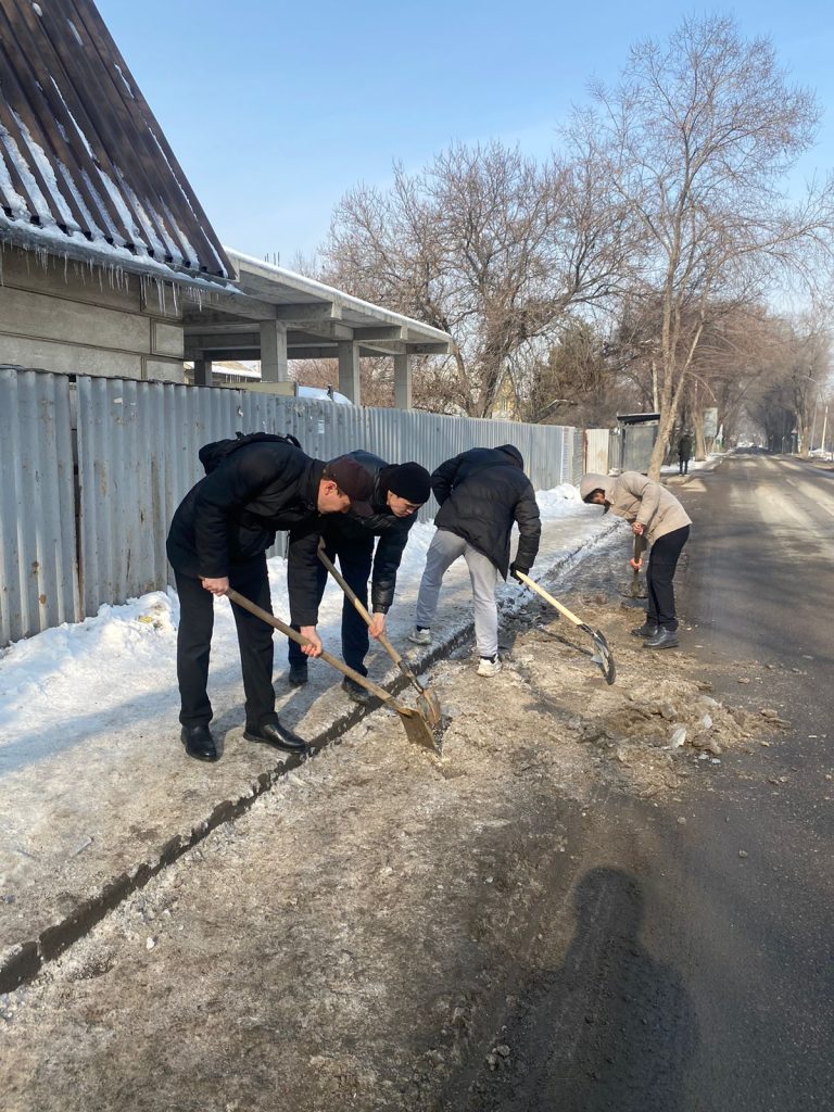 Алатау ауданында тазалық жұмыстары жүргізілді