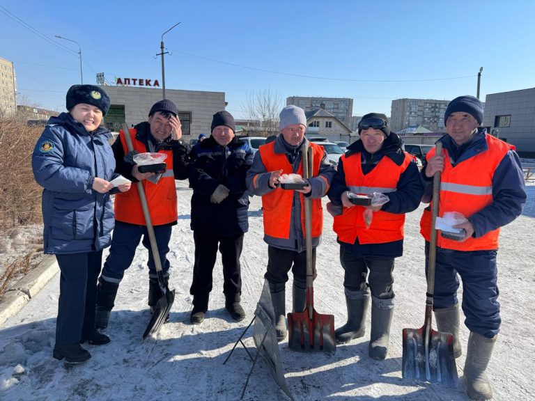 Абай облысы бойынша ҚАЖД №20 мекемесінің қызметкерлері жол қызметкерлеріне алғыстарын білдірді