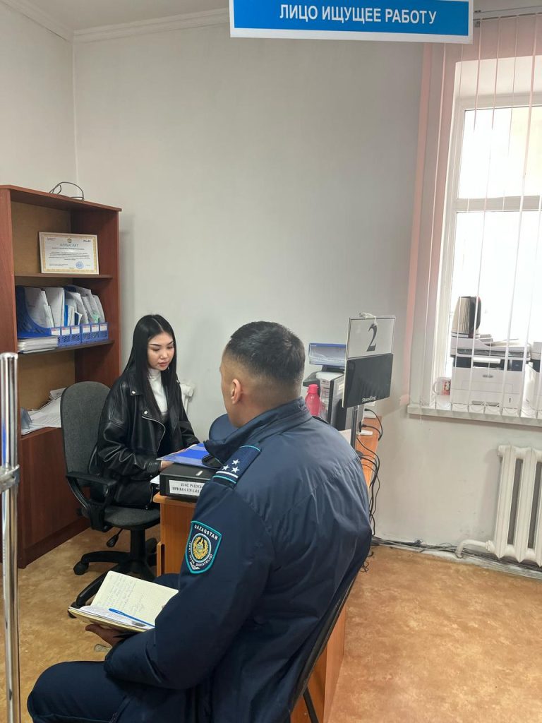 ҚАЖ қызметкерлері алшақ аудандардағы жұмыспен қамту орталығына барды