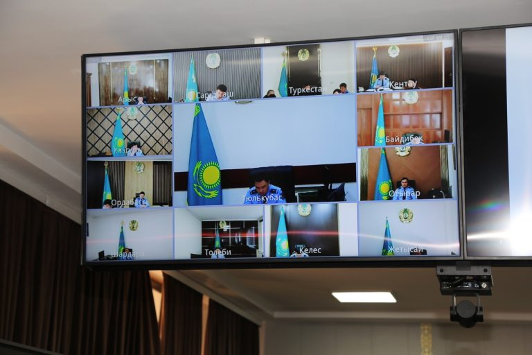 Полиция департаментінде апталық жұмысты талдау жиыны өтті